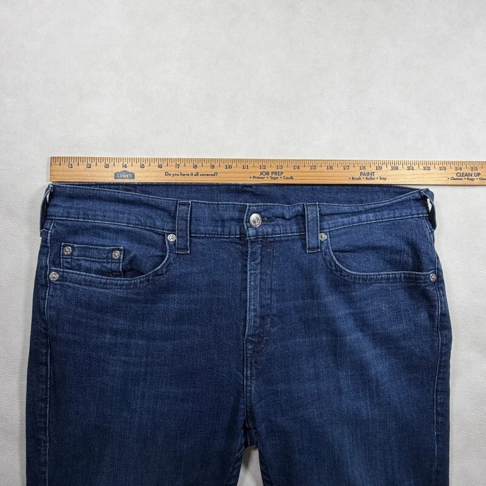 True Religion Mens Rocco‎ Relaxed Skinny Jeans Indigo Dark Wash Size 44x30 40